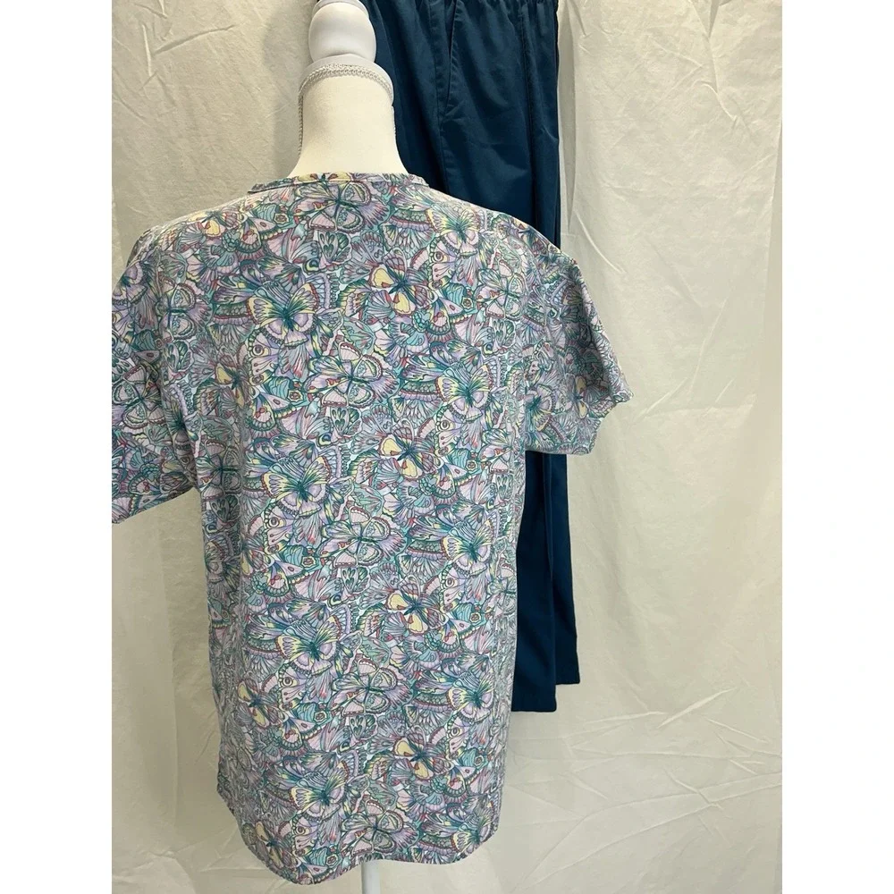 Crest Nursing scrub SET Sz S Hunter‎ Green Healthcare, dental, vet, pharmacy - Picture 3 of 9